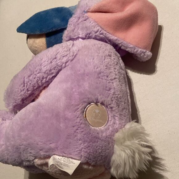 Disney Store EEYORE EASTER BUNNY Plush Stuffed Animal Holding Egg Purple 12" - Picture 6 of 12